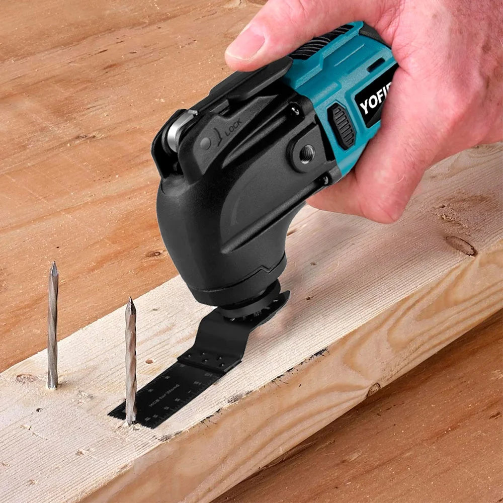 Electric Oscillating Multi-Tools Brushless Variable Speed Renovator DIY Home Improvement Power Tool for Makita 18V Battery