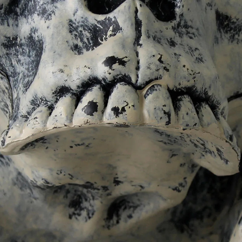 halloween Garden Decoration fake Skull Skeleton scary props Horror Tombstone Haunted House Outdoor Decor Graveyard Trick Props