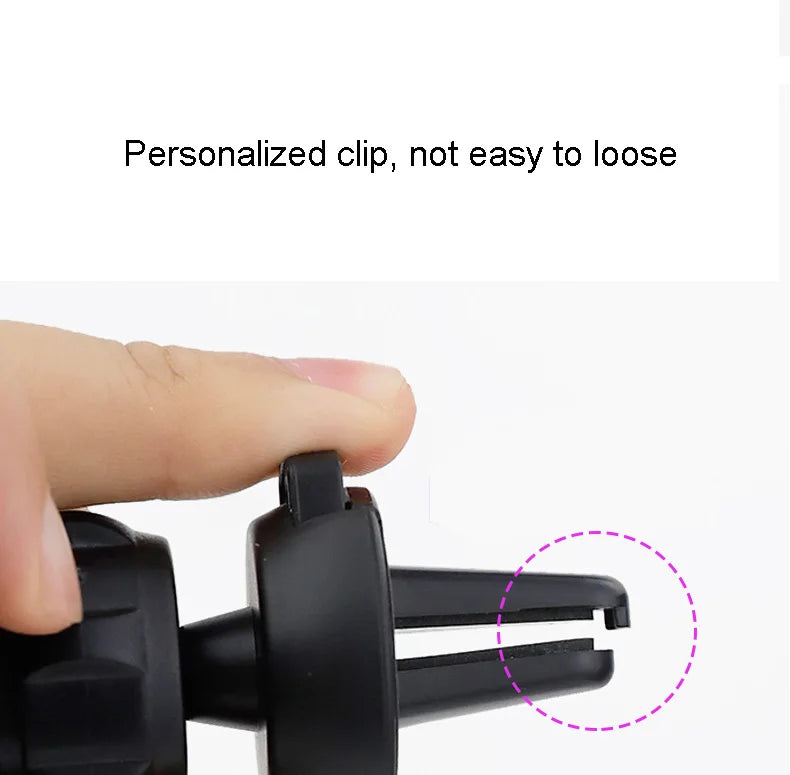 Cute Cartoon Universal Gravity Car Phone Holder GPS Stand Bracket Creative Toy Auto Air Vent Clip Mount Mobile Phone Holder