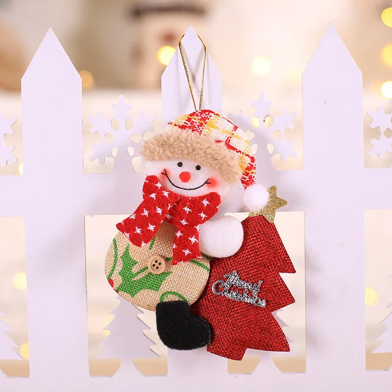 Christmas Decorations for Home Lovely Faceless doll Hanging Pendant Christmas Tree DIY Decor Ornaments Xmas New Year Gifts Kids