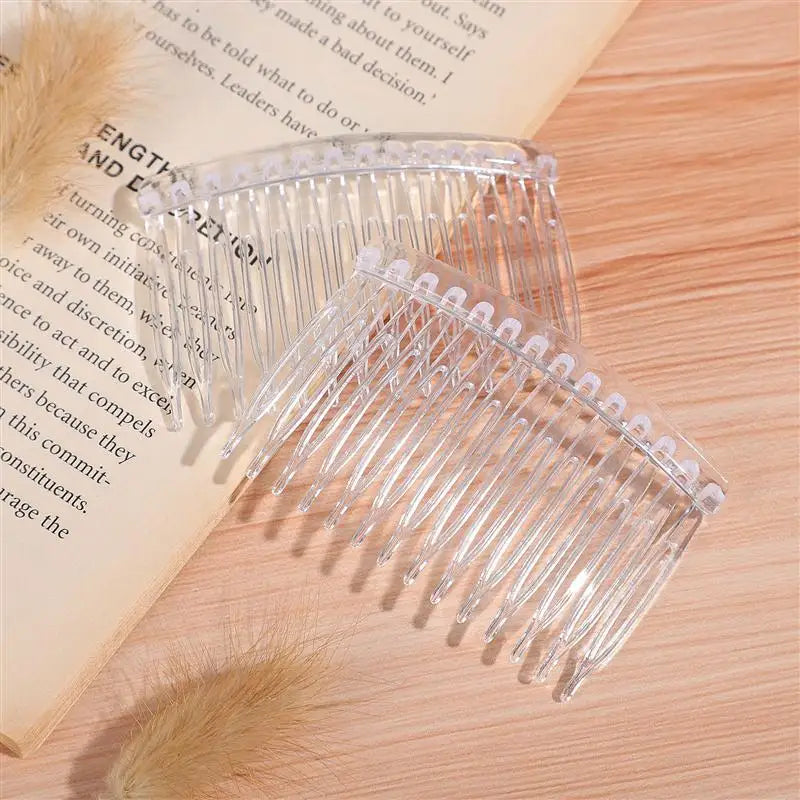 Hair Comb Combs Charms Women Accessories Girls Hair Brushes For Girls Hair Side Combs For Women Clip Teeth Teethed Clips French