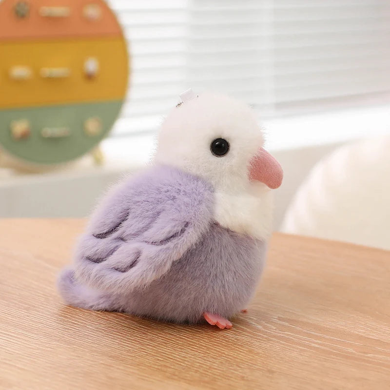 Adorable Mini Plush Bird Toy Soft & Cuddly Birds Plush Keychain for Kids, Collectors & Nature Lovers Perfect Gift Idea