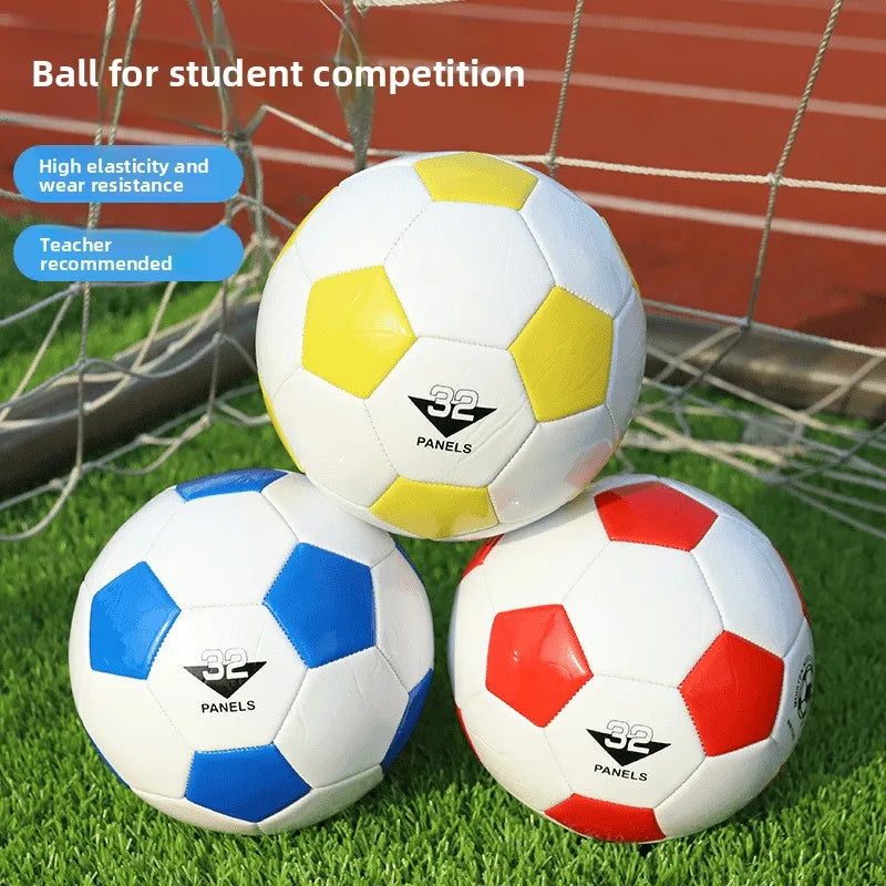 Machine-Sewn PVC Football No. 5 for Adults No. 4 3 for Primary & Secondary School Training Wholesale Competition Footballs