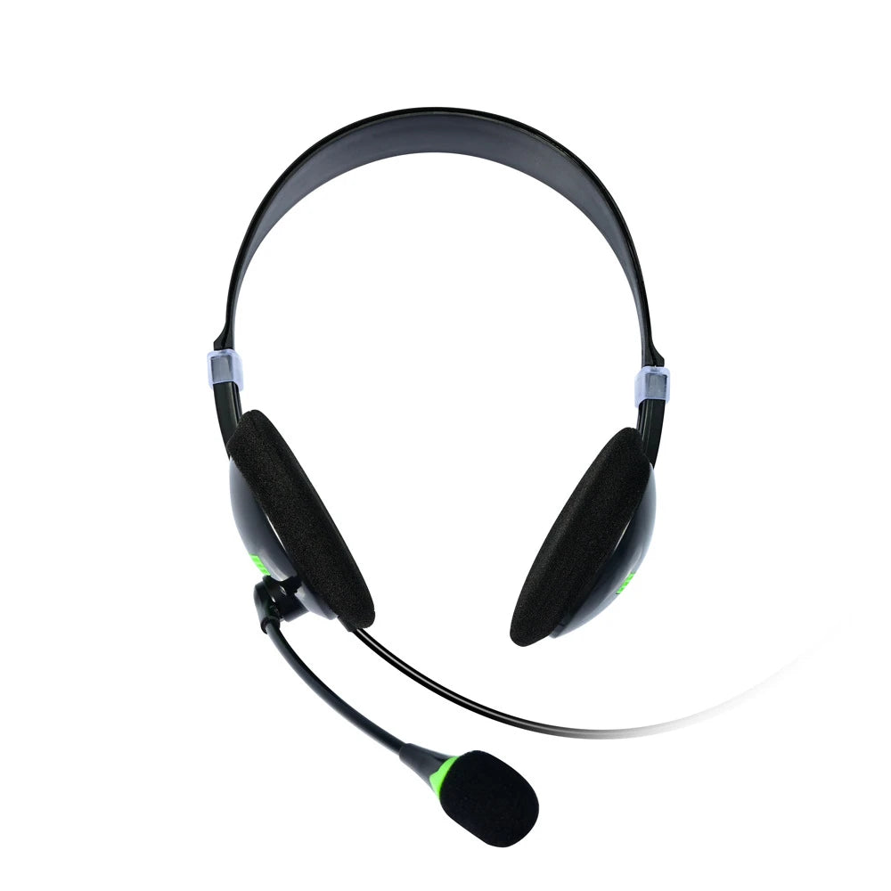 USB Interface Headset Gaming Laptop PC Earplugs Noise Reduction Stereo Wired Headset With Microphone