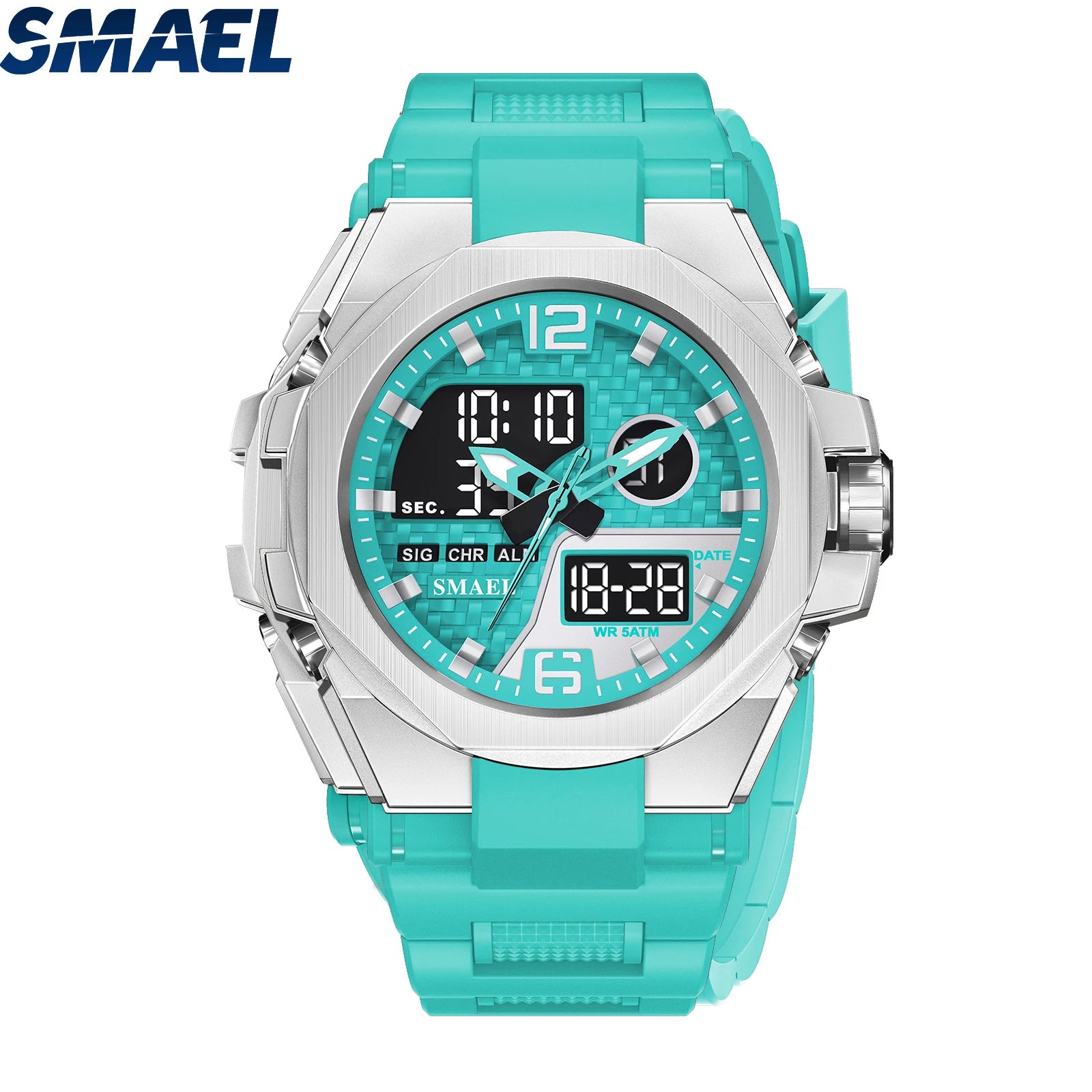 SMAEL 8103 New Hot Selling Fashion Wrist Analog Digital Watch G Sports Shock Waterproof Luminous Alarm Cheap Black Watch Men