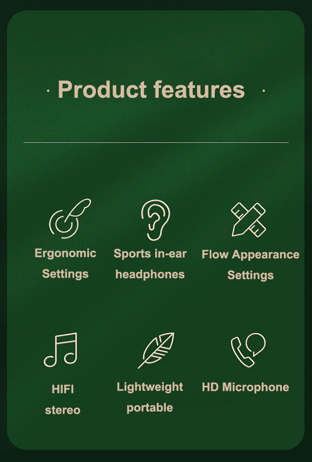 EARDECO HiFi Wired Headphones Heavy Bass In-ear Headphone Headset with Mic Earphone Sport Wire Phone Earbud Headset Stereo