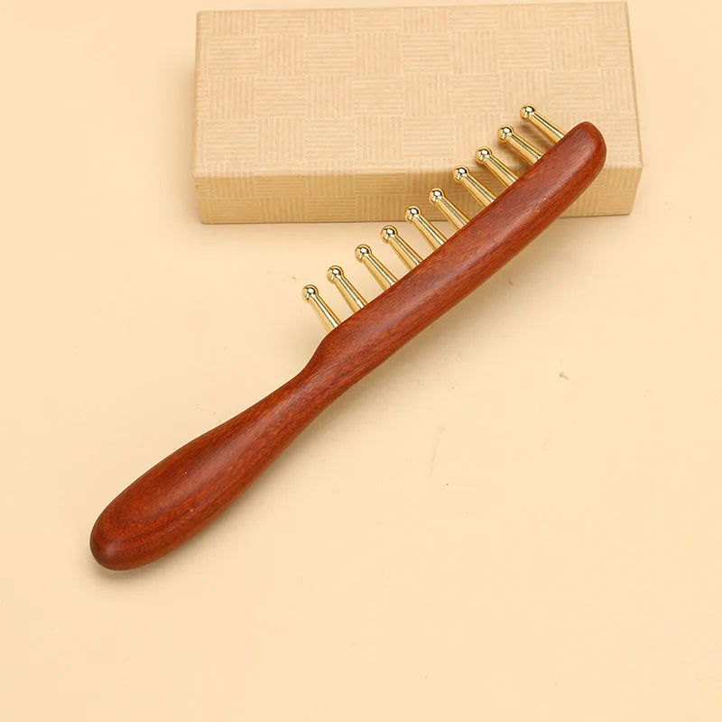 Home Improvement Products Gua Sha Massager for Head Hair Wooden Beauty Tool Gua Sha Comb
