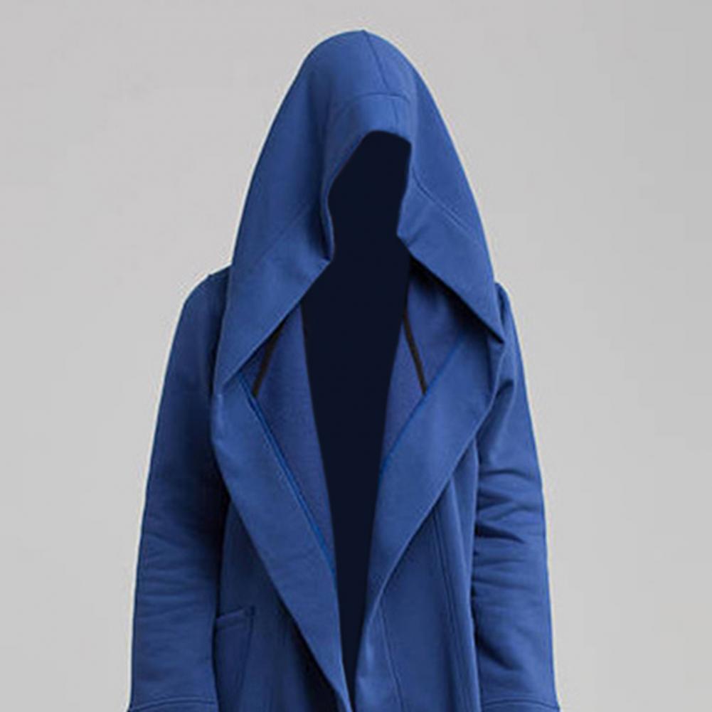 Fashion Hoodie Mens Leisure Cool Long Men Jacket Long Sleeve for Filming Men Jacket Costume Mantle Hoodies Jacket Cloak Coats