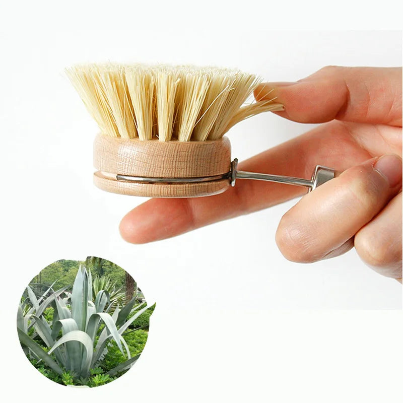 Kitchen Cleaning Brush Tool Clean Wash Brush Bamboo Dish Washing Brush Pan Pot Cleaner Kitchen Brush For Dishes Cleaning Tools