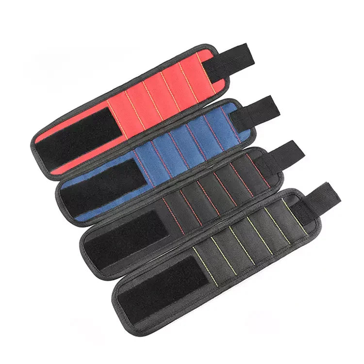 Magnetic Wristband Hand Wraps Tool Bag Adjustable Electrician Wrist Screws Holder Belt Bracelet for Tools and Home Improvement