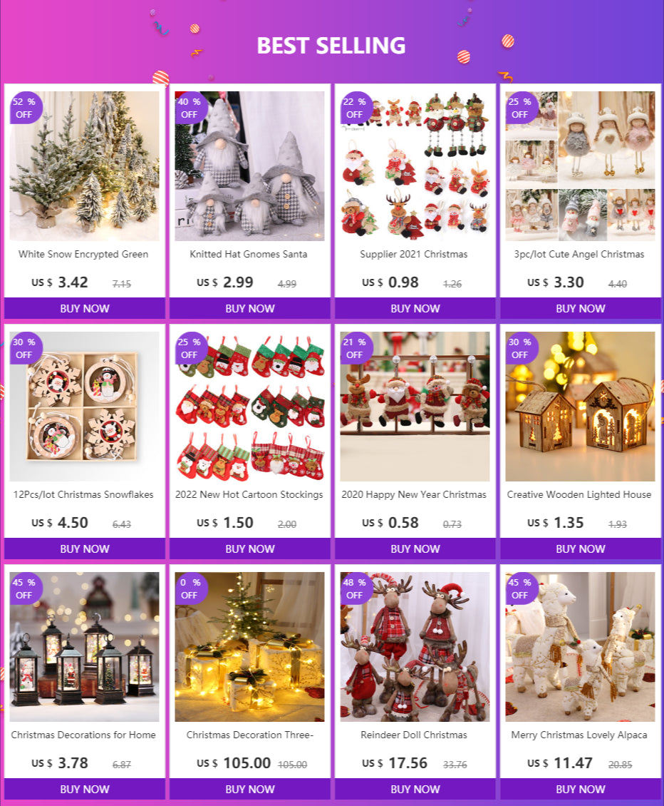 Christmas Decorations for Home Lovely Faceless doll Hanging Pendant Christmas Tree DIY Decor Ornaments Xmas New Year Gifts Kids