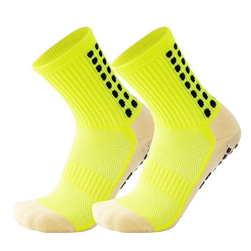 Wholesale Football Grip Socks Soccer Socks Anti Slip Non Slip Grip Pads for Football Basketball Sports Grip Socks