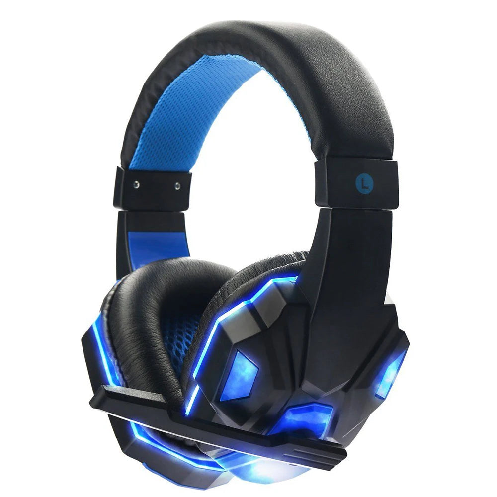 Wired Headphones Gaming Headset for PS4 PS5 Xbox Smartphone PC Laptop 120° Adjustable Noise Cancelling Microphone Gamer Headsets
