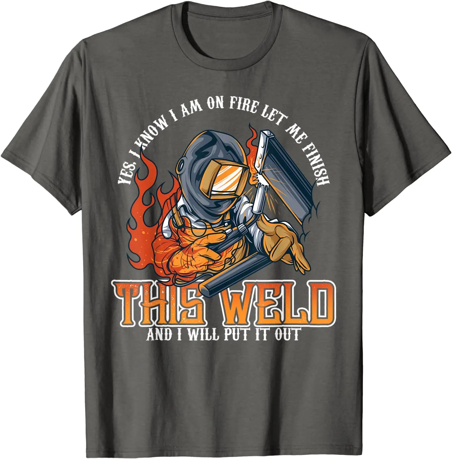 Welder Shirts For Men Funny Welding Tshirts Funny Saying T-Shirt Classic Man Tshirts Simple Style Tops T Shirt Cotton Hip hop