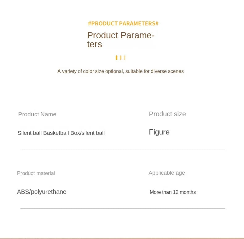 Custom Mute Ball for Sports Training Noiseless Silent Balls with Elasticity for Football & Basketball Equipment