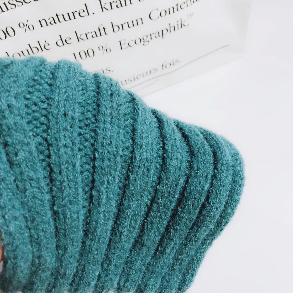 Winter Warm Headband for Women Woolen Knitting Headbands Wool Knitted Elastic Headband Headwear Girls Hair Band Hair Accessories