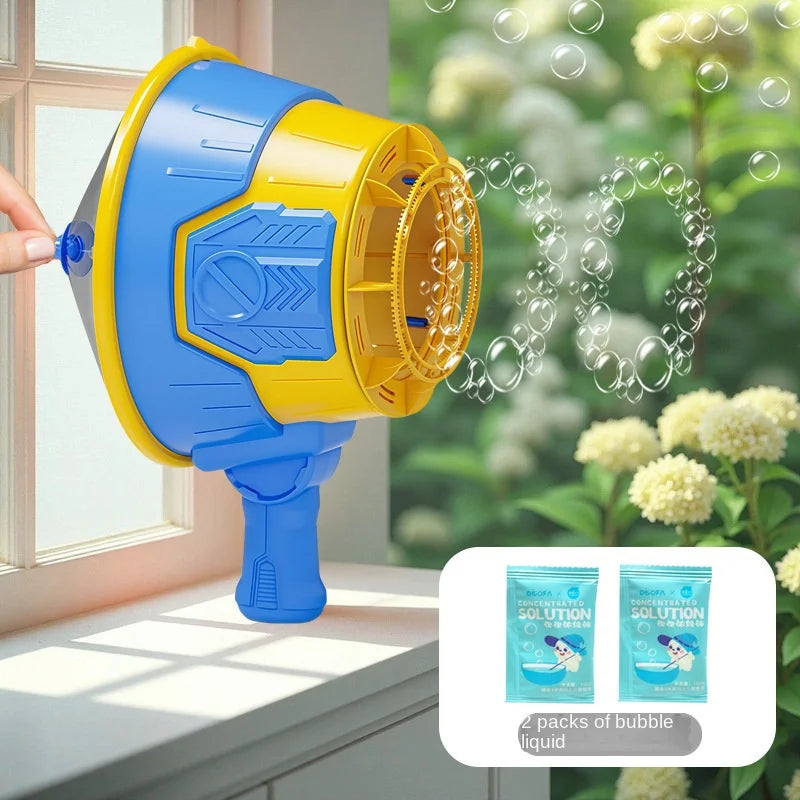 Air Gun Creative Handheld Air Bubble Machine Outdoor Bubble-Blowing Gun Toy for Boys Girls Children New Type Creative Children's