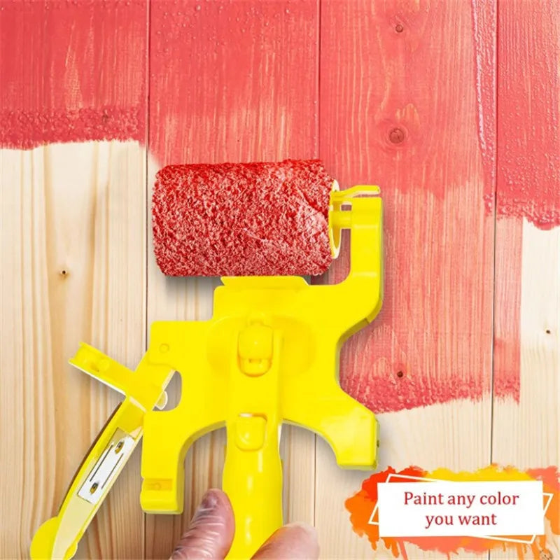 Clean-Cut Paint Edger Roller Brush Edging Tool for Wall Ceiling Home Baseboard Door Trim Painting Paint Rollers Home Improvement