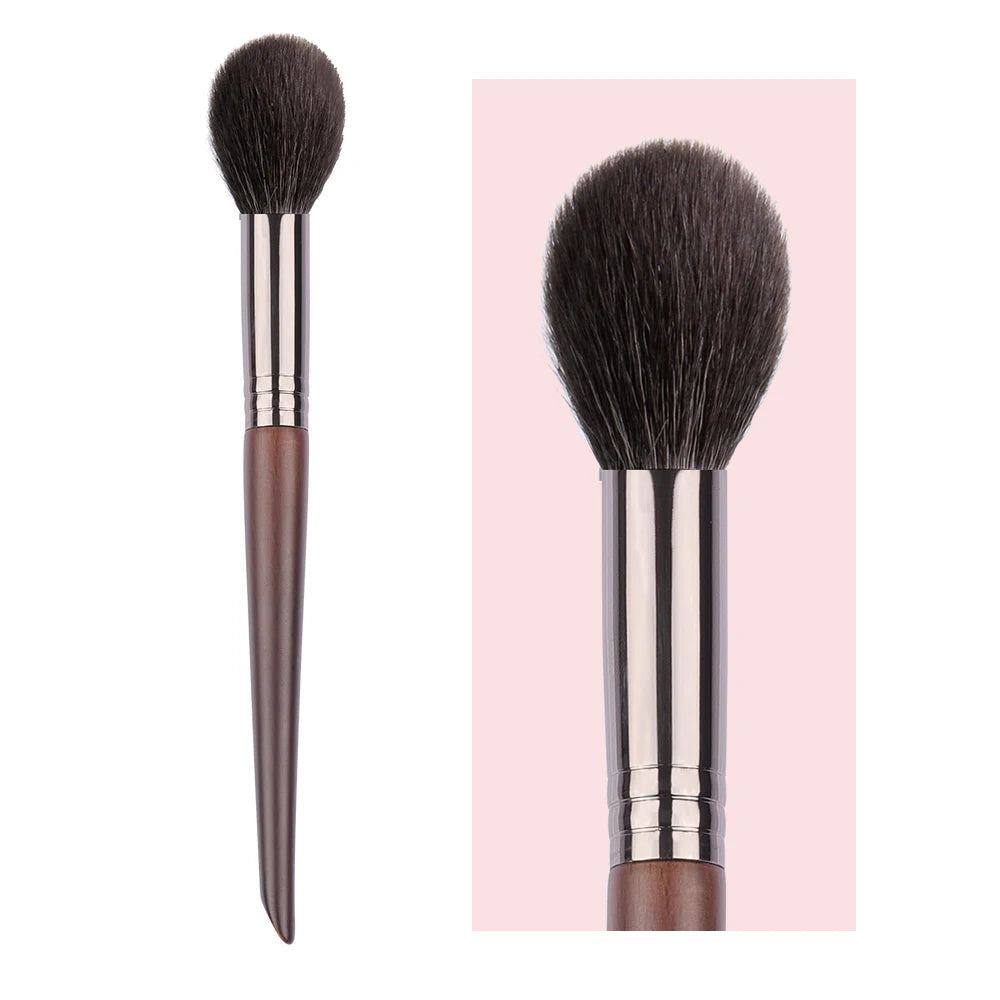 BETHY BEAUTY 1 PC Goat Hair Highlight Brush Blusher Blender Makeup Brushes Powder Blending Soft Make Up Tools for Face Cheek