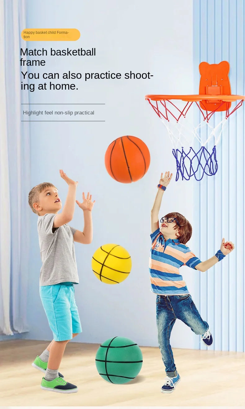 Custom Mute Ball for Sports Training Noiseless Silent Balls with Elasticity for Football & Basketball Equipment