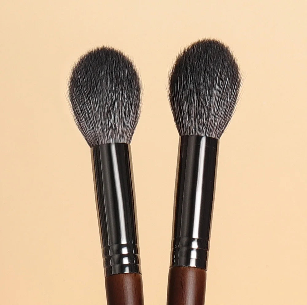 BETHY BEAUTY 1 PC Goat Hair Highlight Brush Blusher Blender Makeup Brushes Powder Blending Soft Make Up Tools for Face Cheek