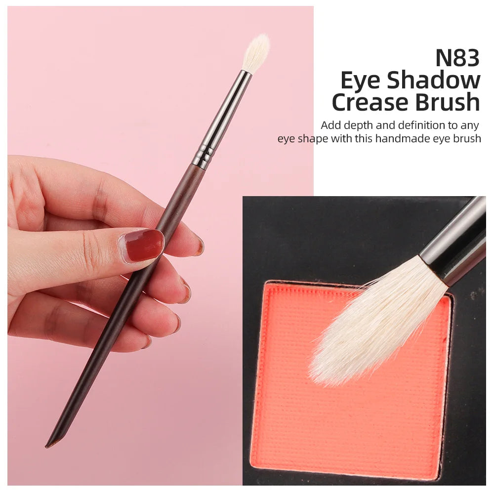 BETHY BEAUTY 1 PC Goat Hair Highlight Brush Blusher Blender Makeup Brushes Powder Blending Soft Make Up Tools for Face Cheek