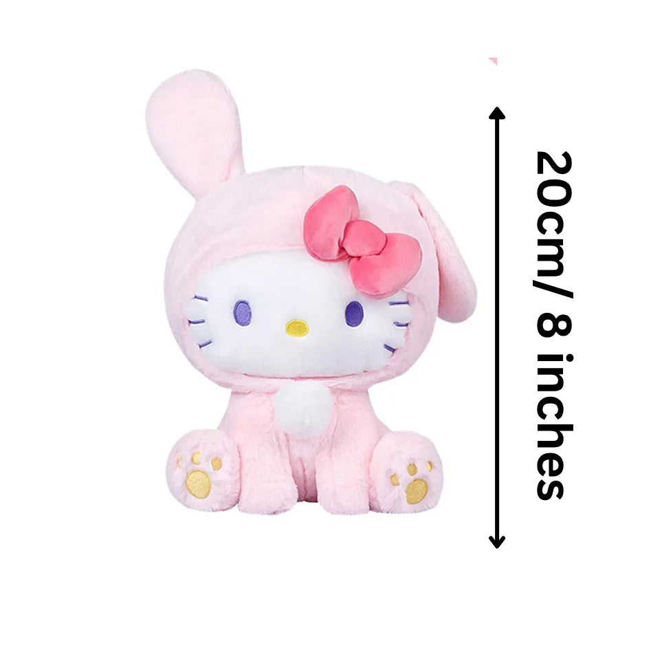 US 3-5 Days Fast Delivery 8 Inch Sanrios Hellokitty Plush Toy, Princess Hellokitty Stuffed Animal,, Cuddle Huggable Plush