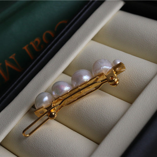 Hair Accessories for Girls Women Hairpins Clips Natural Baroque Freshwater Pearl Elegant Sweet Bridal Ornaments Wedding Gift