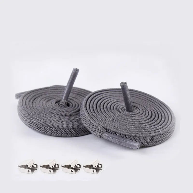 No Tie Shoelaces Elastic Outdoor Leisure Sneakers Quick Safety Flat Shoelace Kids And Adult Unisex Lazy laces