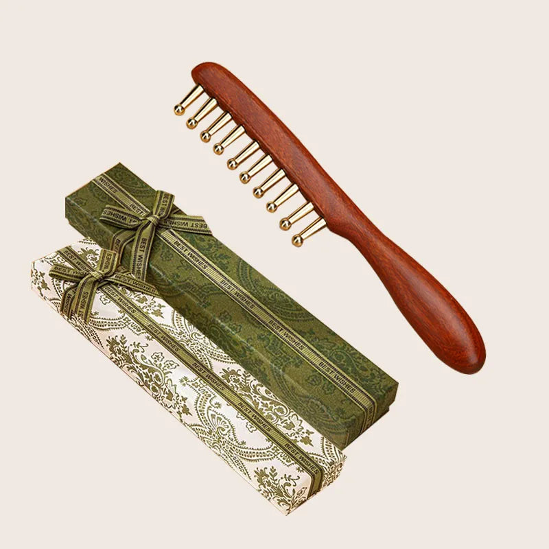 Home Improvement Products Gua Sha Massager for Head Hair Wooden Beauty Tool Gua Sha Comb