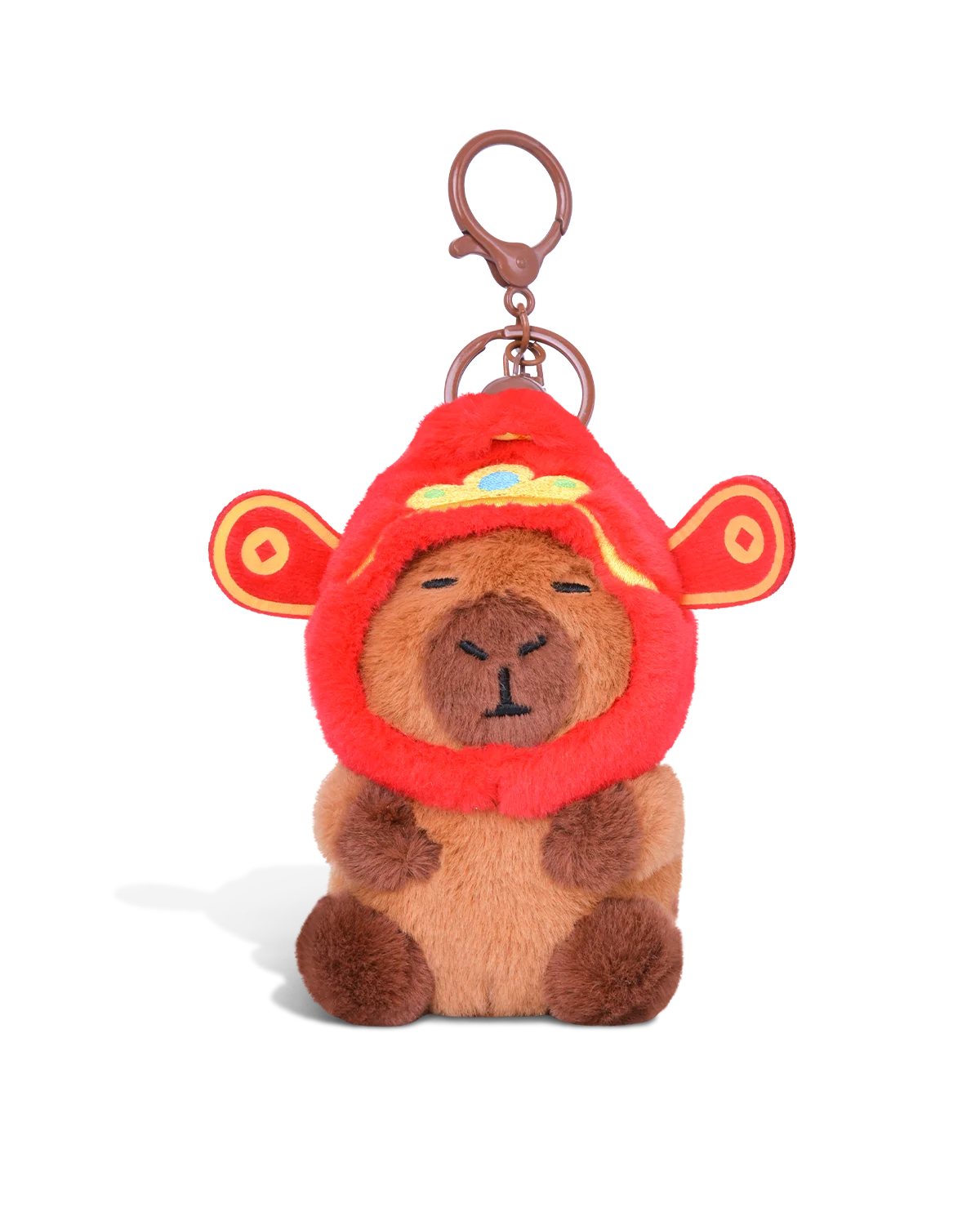 Free Sample 2024 NEW Cheap Wholesale Gift Cartoon Custom Keyrings Baby Children Capybara Plush Keychain Toy