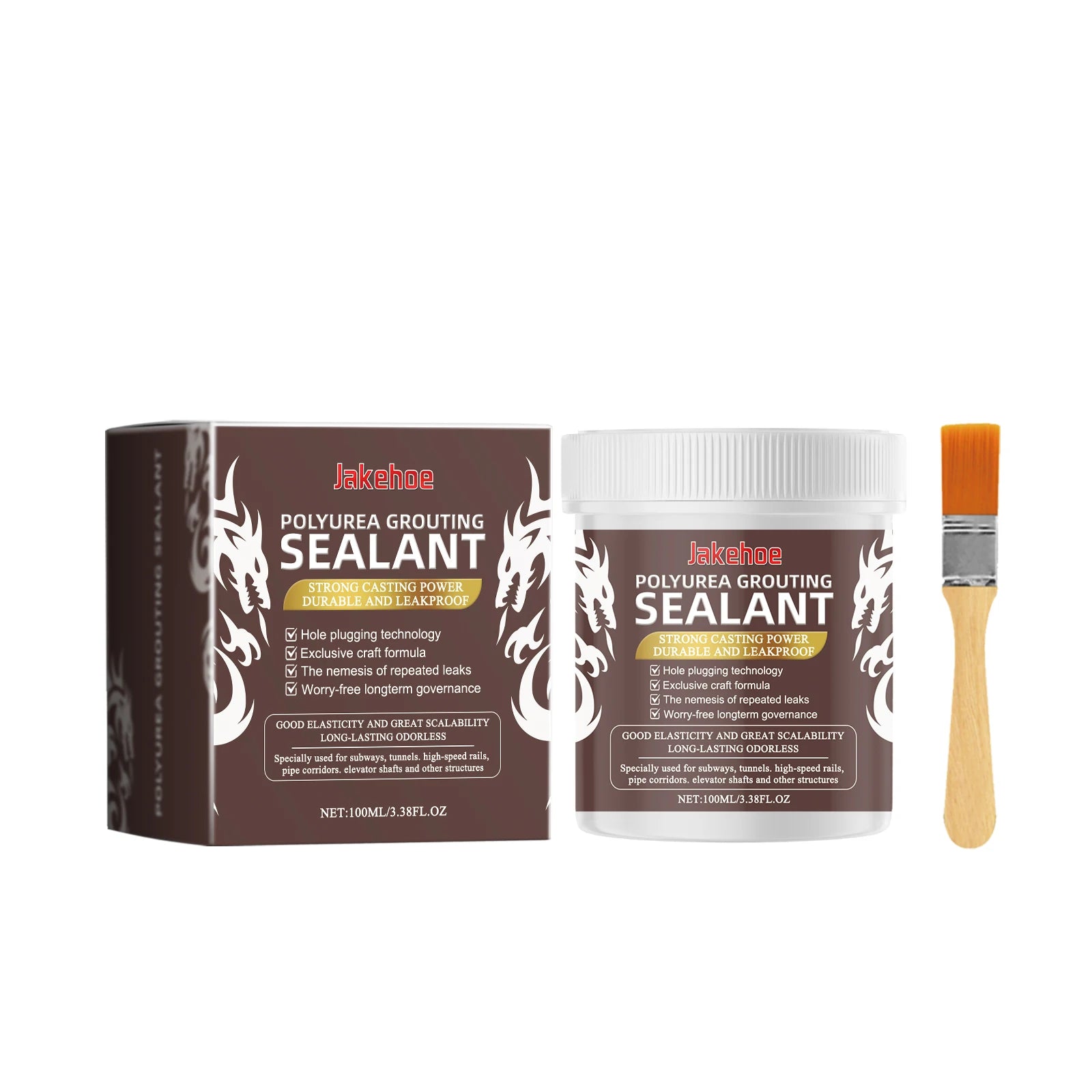 Jakehoe Multi-Purpose Leakproof Sealing Waterproof Glue Home Improvement Repair Leak for Gap Grouting Adhesives & Sealants