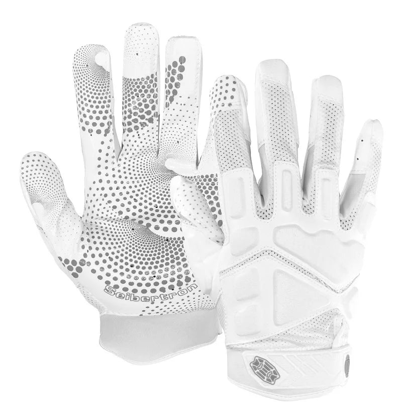 Seibertron G.A.R.G 2.0 Adult Ultra-Stick Football Sports Receiver Gloves Patented Gel-Filled Anti-Impact Gloves