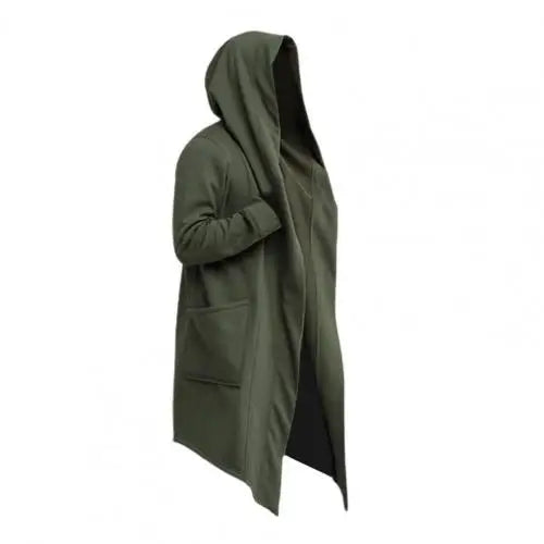 Fashion Hoodie Mens Leisure Cool Long Men Jacket Long Sleeve for Filming Men Jacket Costume Mantle Hoodies Jacket Cloak Coats