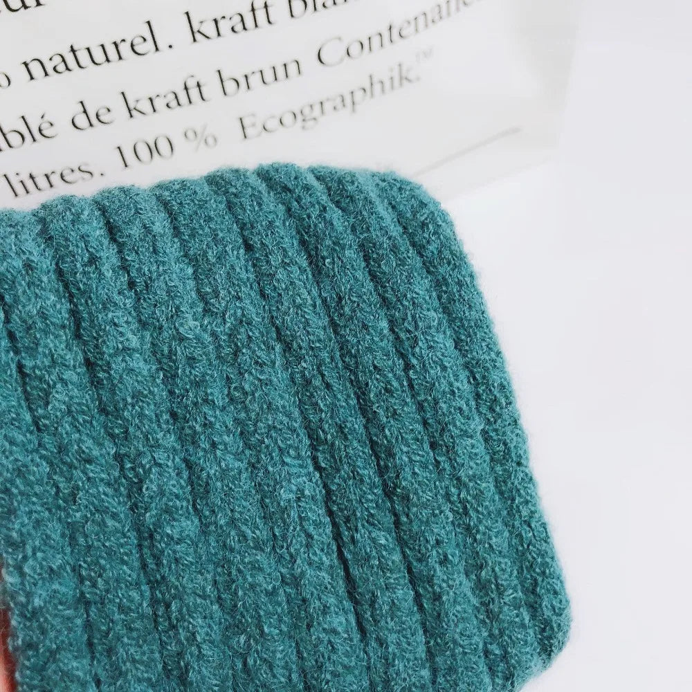 Winter Warm Headband for Women Woolen Knitting Headbands Wool Knitted Elastic Headband Headwear Girls Hair Band Hair Accessories