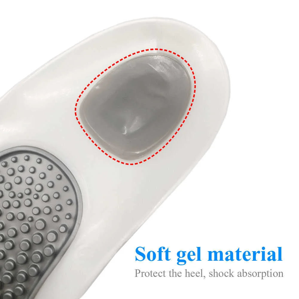 1 Set Orthopedic Shoes Insoles For Feet Foot Massager Sccessories Arch Support Plantar Fasciitis Knee Pads For Work Shoe Sole