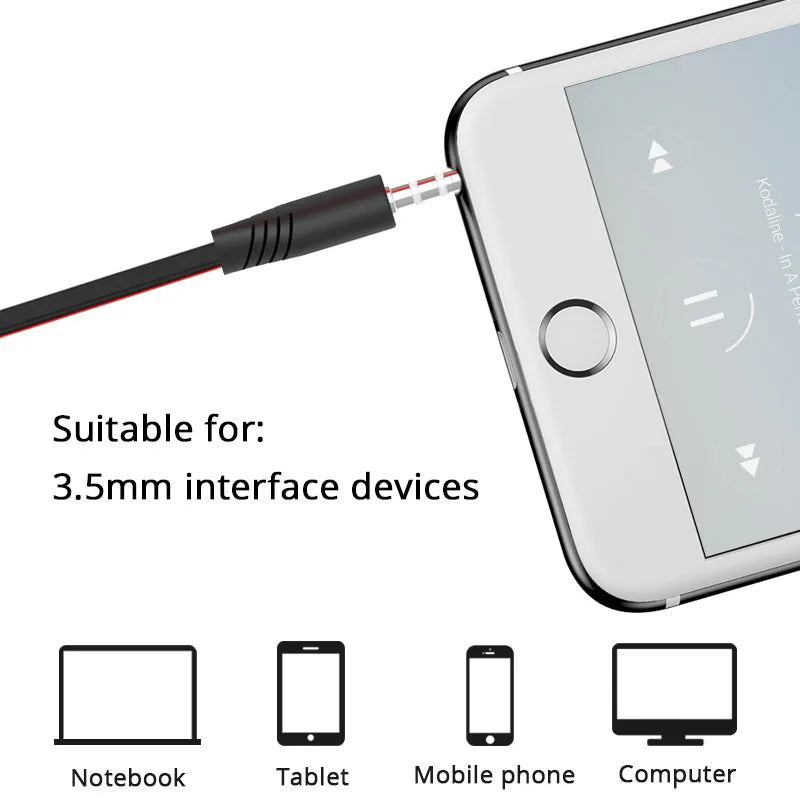 Earphone 3.5mm Wired Headset Earbuds Earphones Sport Headset with MIC for iPhone Xiaomi Earphone Fone De Ouvido for Meizu Huawei