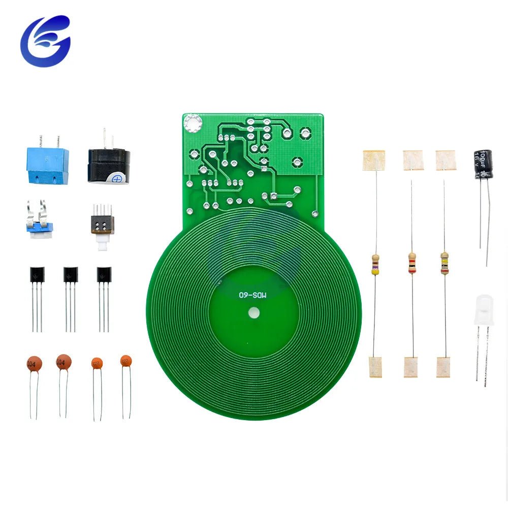 Metal Detector Kit Electronic Kit DC 3V-5V 60mm Non-contact Sensor Board Module DIY Electronic Part Metal Detector DIY Kit