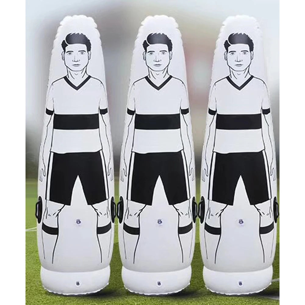 Hot Sale 175 CM Height PVC Inflatable Portable Football Dummy/goal Keeper Soccer Training  Dummy