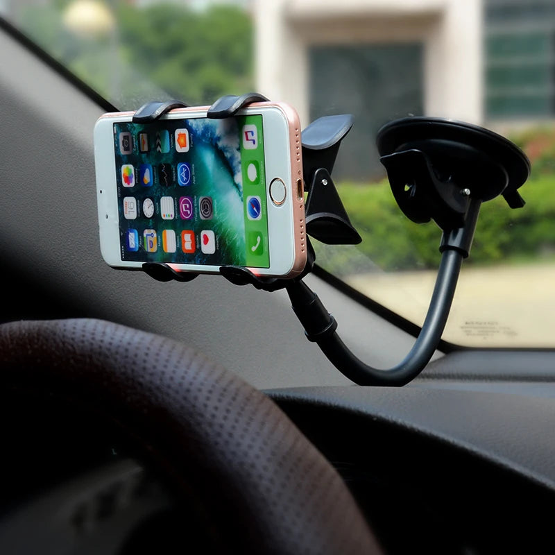 Crouch Car Phone Holder Universal 360 Degree Flexible Dashboard Windshield GPS Mount Desk Table Cell Mobile Phone Holder Stand