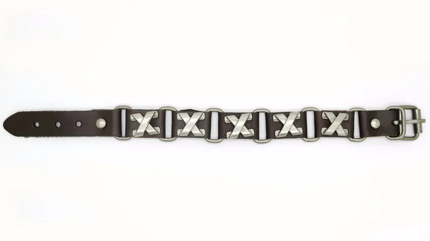 2018 New Accessories For Men And Women  Retro Casual leather Bracelet Men Fashion Punk Bracelet Bracelet