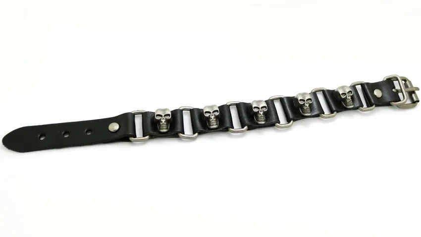 2018 New Accessories For Men And Women  Retro Casual leather Bracelet Men Fashion Punk Bracelet Bracelet