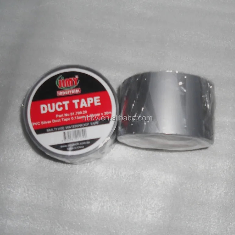 Heavy Duty Waterproof PVC Duct Tape Rubber Home Camp 48mm Soft Plastic Pipe Wrapping Single Sided Heat Resistant Masking