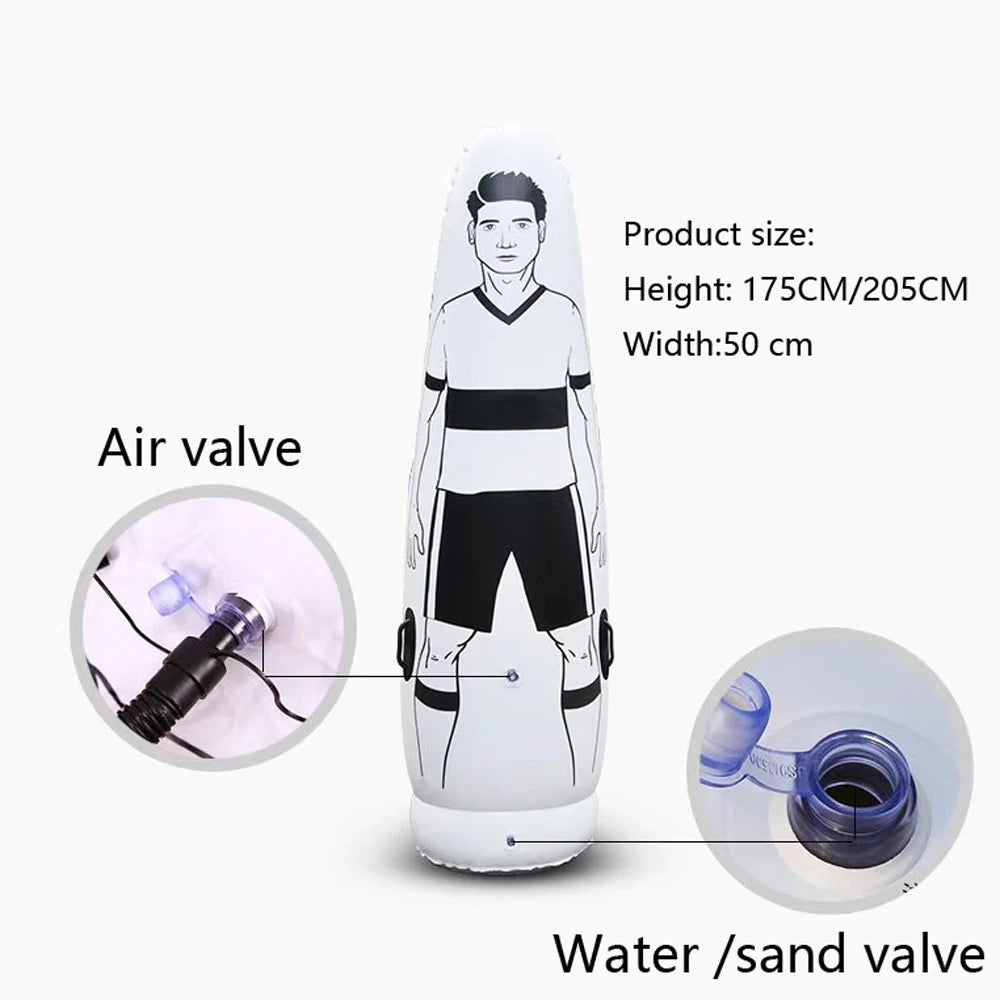 Hot Sale 175 CM Height PVC Inflatable Portable Football Dummy/goal Keeper Soccer Training  Dummy