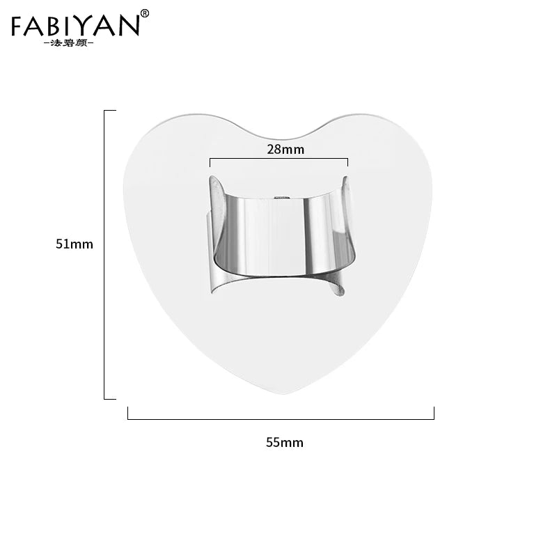 Makeup Mixing Palette Finger Ring Color Blending Cream Foundation Eyeshadow  Nail Art Polish Tool Manicure Cosmetic Salon Heart