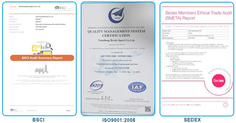 High Quality 2-in-1 Pop up Soccer Goal and Target Portable Mini Football Goal with Carry Bag for Training and Sports