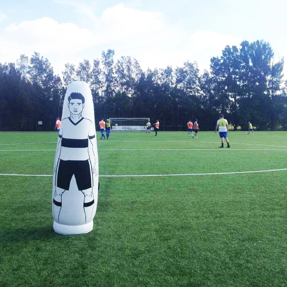 Hot Sale 175 CM Height PVC Inflatable Portable Football Dummy/goal Keeper Soccer Training  Dummy