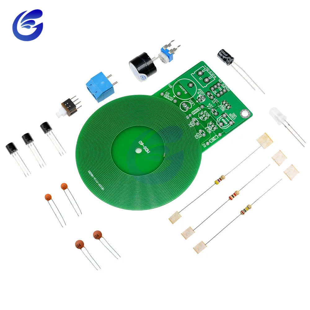 Metal Detector Kit Electronic Kit DC 3V-5V 60mm Non-contact Sensor Board Module DIY Electronic Part Metal Detector DIY Kit