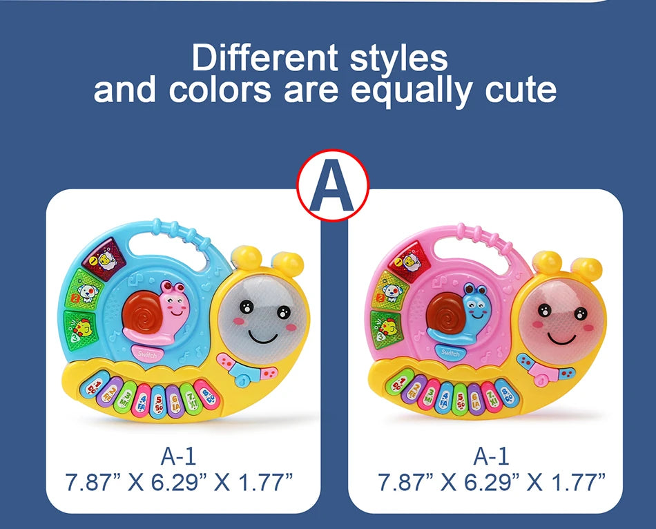 Kid Cartoon Piano Keyboard Game Electronic Multifunctional Toy Animal Sound Flashing Light Baby Instrument Educational Toys Gift