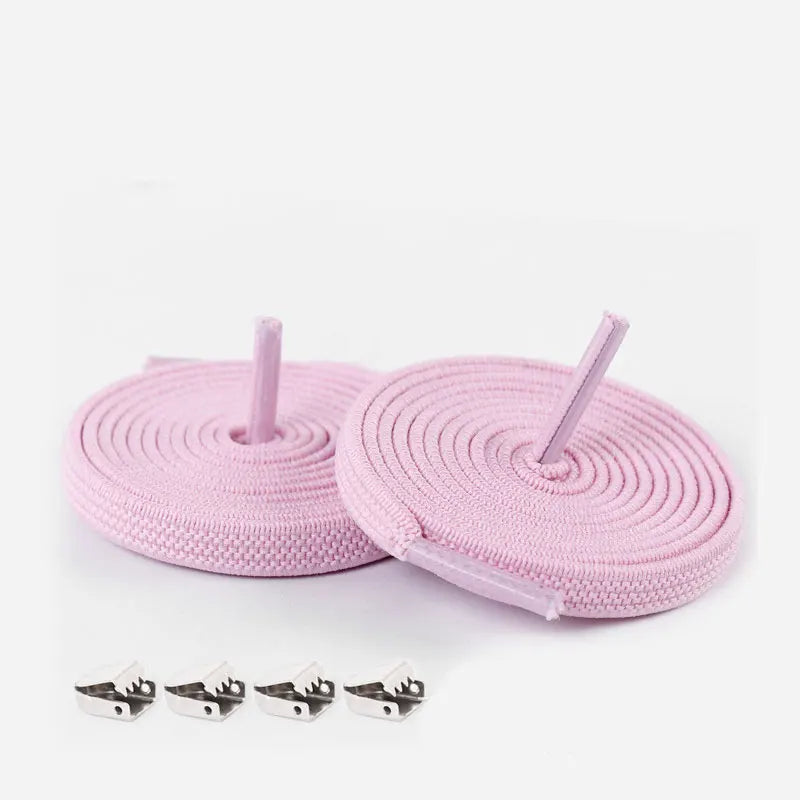 No Tie Shoelaces Elastic Outdoor Leisure Sneakers Quick Safety Flat Shoelace Kids And Adult Unisex Lazy laces